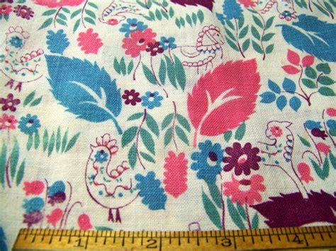 Vintage white quilt unrepeated floral pattern. Vintage 1950's Open Feedsack Feed Sack Cotton ANIMAL ...