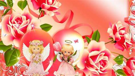 Looking for the best valentine wallpaper? Valentine Angels HD desktop wallpaper : Widescreen : High ...