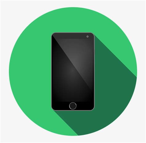 Iphone Icon Flat Design Vector Flat Design Phone Icon Png Image
