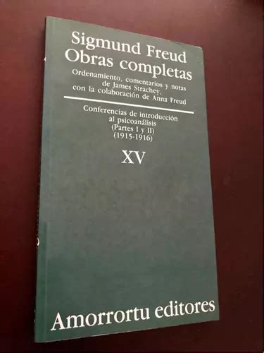 Libro Sigmund Freud Obras Completas Xv Amorrortu Cuotas sin interés