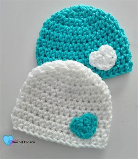 Little Heart Crochet Preemie Hat Free Pattern Crochet For You Crochet