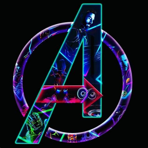 Avengers Neon Wallpapers Wallpaper Cave