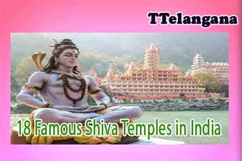 18 Famous Shiva Temples In India