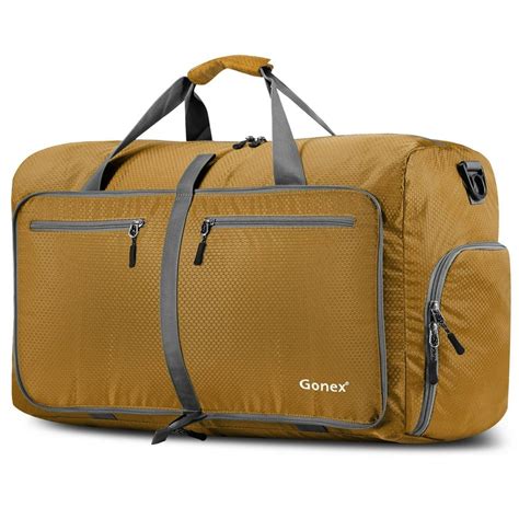 Gonex Large 27 80l Duffle Bag 96l Blue Lightweight Waterproof Travel Duffel Bag Foldable For