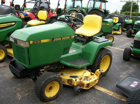 John Deere 265 Lawn And Garden Tractors John Deere Machinefinder