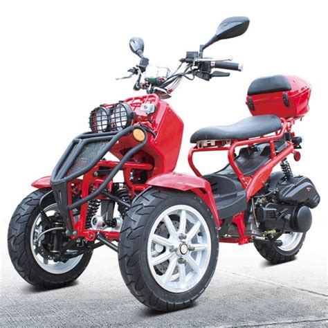 50cc Three Wheel Ruckus Style Trike Scooter Moped