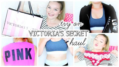 Victoria S Secret And Pink ♥ Try On Haul Youtube