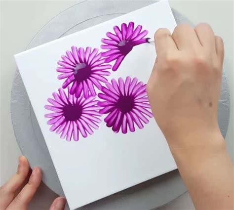 Acrylic Flower Painting Tutorial For Beginners Best Flower Site