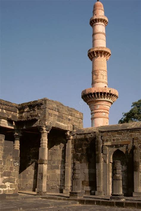 Chand Minar At Daulatabad Stock Photo Image Of Torist 195224128