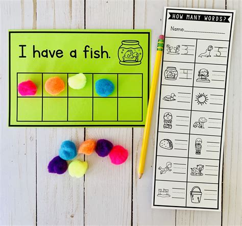 Counting Words In Sentences With Ten Frames Phonological Awareness