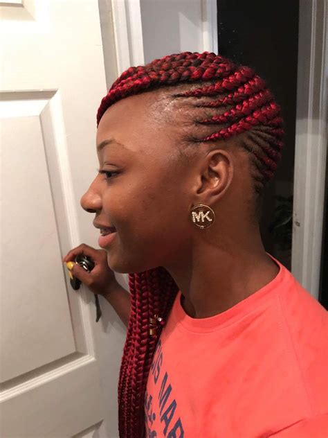 In fact, with braids, you can keep them in for months at a time and there are many types of braids that you can try such as blocky braids, twist braids, micro braids, black braided buns, cornrows, fishtails, hair bands, tree. Lemonade braids | Hair styles, Natural hair styles, Black ...