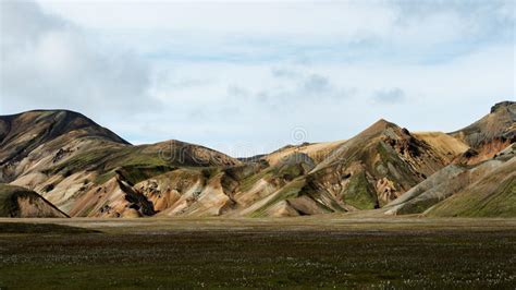 Landmannalaugar Amazing Landscape In Iceland Stock Image Image Of