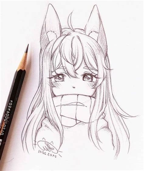 Black Pencil How To Draw Manga Black And White Pencil Sketch Anime