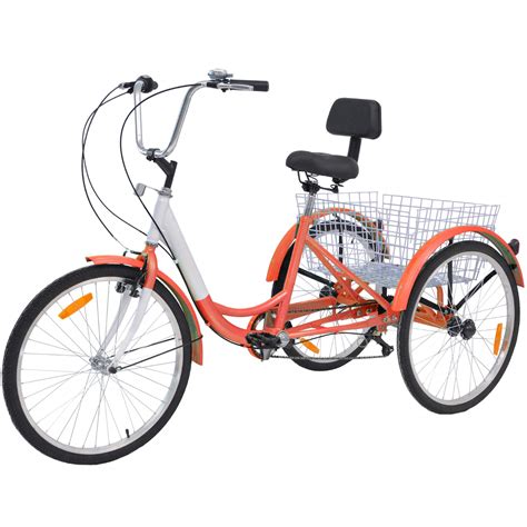 Buy Adult Tricycles 7 Speed Adult Trikes 26 Inch 3 Wheel Bikes Three