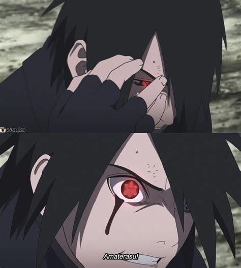 Did Anyone Noticed That Sasuke Cast Amaterasu With His Right Eye