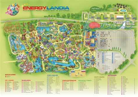 Mapa Parku Rozrywki Energylandia Stylostudio