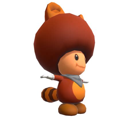 3ds Super Mario 3d Land Toad Tanooki Suit The Models Resource