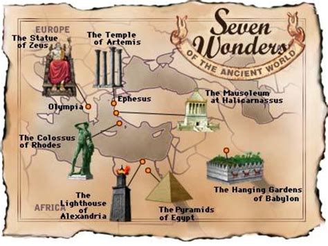 The List Of The Seven Wonders Of The Ancient World On This Page Is