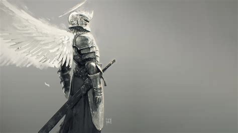 Fantasy Armor Fantasy Art Sword Knight Angel Wings