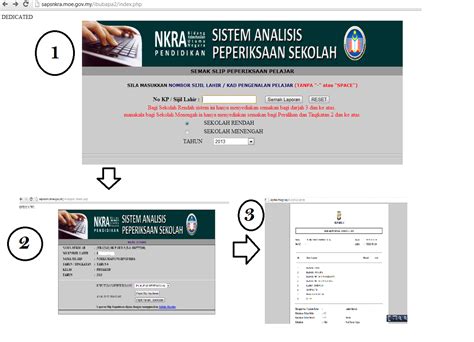 Follow these easy steps step 1. LoNgK@i_2U (*_*): SEMAK SLIP PEPERIKSAAN DI SAPS SECARA ONLINE