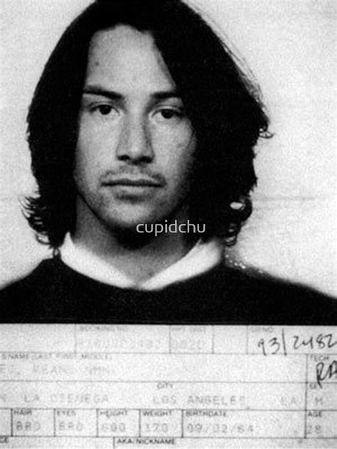 Keanu Reeves 90s Mugshot Poster By Cupidchu Redbubble
