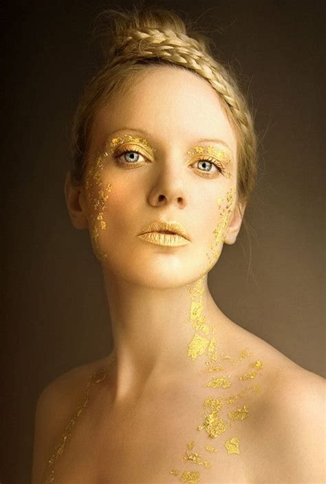 Pin By Orchid Beautiful On ☮ Go Glittergo Gold Photoshoot Makeup