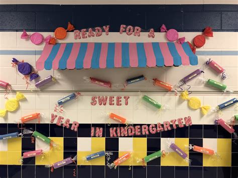 Candy For A Sweet Year I M Kindergartized Sign On The Wall