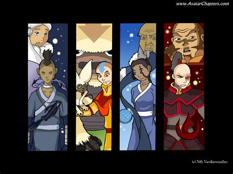 Main Characters Avatar The Last Airbender Wallpaper 461373 Fanpop