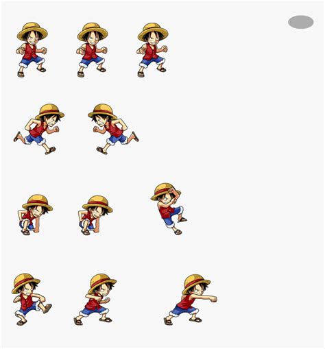 Time Skip Monkey D Luffy Jus Sprite Sheet By Degue 1297 On Deviantart