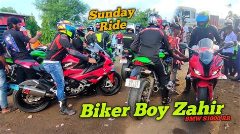 Sunday Ride Me Finally Biker Boy Zahir Bhai Se Mil Liya 😍 Bmw S1000 Rr