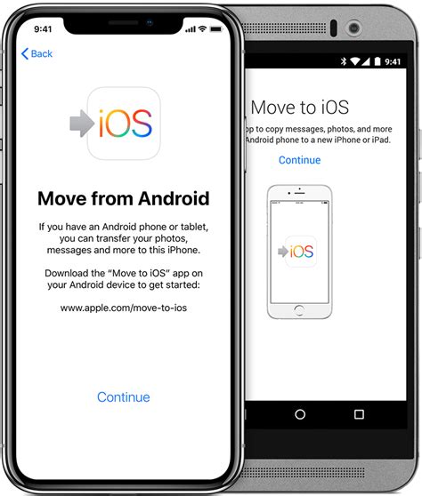 Additionally, you can only transfer data from an android phone or tablet to an iphone or ipad running ios 9 or higher. Move from Android to iPhone, iPad, or iPod touch - Apple ...