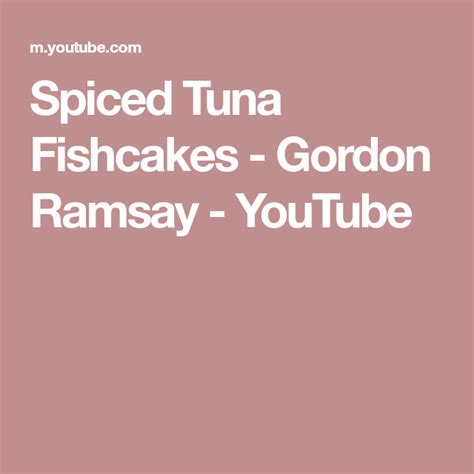 · japanese zucchini is sauteed with onion in soy sauce and teriyaki sauce plus a few red pepper flakes for spice. Spiced Tuna Fishcakes - Gordon Ramsay - YouTube | Fishcakes, Gordon ramsay, Ramsay