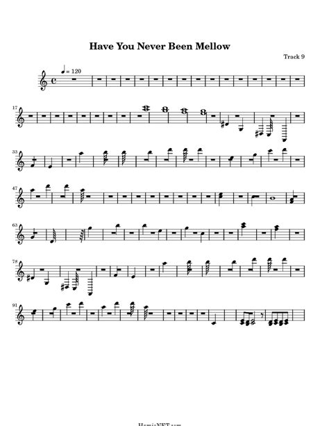 Have You Never Been Mellow Sheet Music Have You Never Been Mellow
