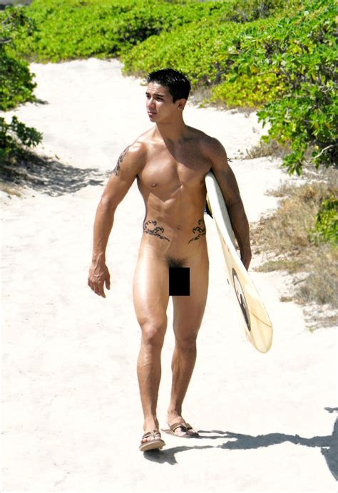 Naked Surfer Photo Asian Hawaiian Male Nude Gay Art Male Art Male Nude Homoerotica Gay
