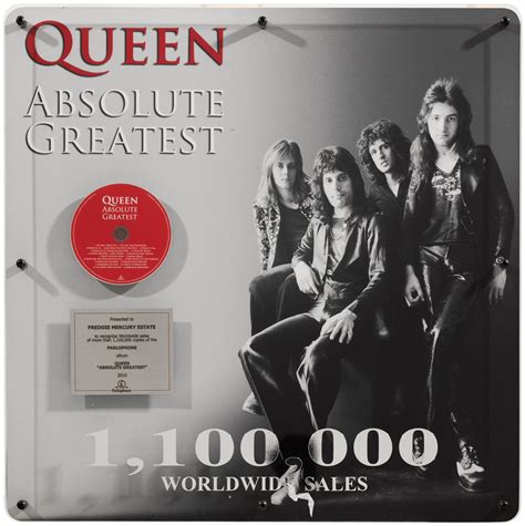 Queen Freddie Mercurys British In House Sales Award For Queen