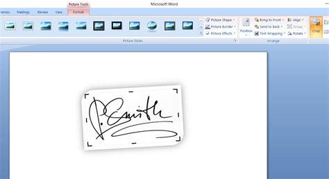 How To Insert A Signature In Word 2010 Galleryaceto