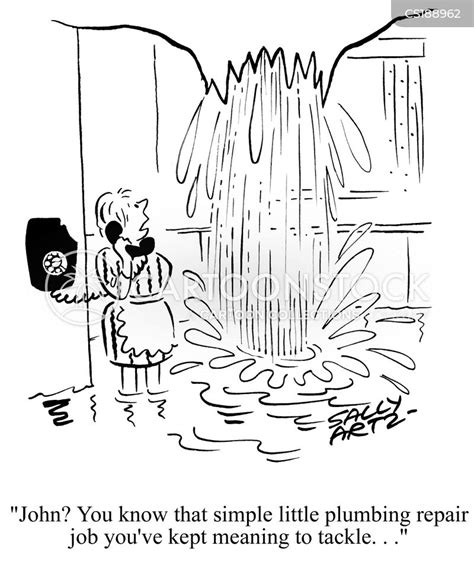 Cartoon Plumbing Pictures Plumber Cartoon Plumbing Drain Plunger