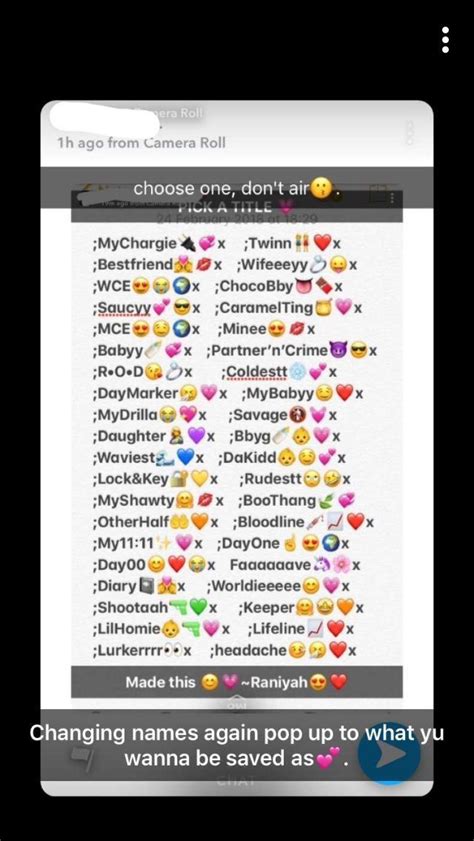 pin by nany boo on captions snapchat nicknames names for snapchat snapchat names
