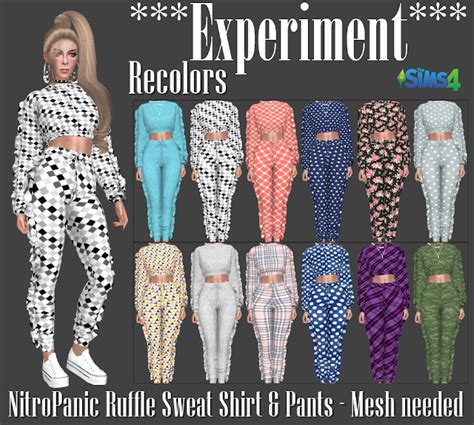 Sims 4 Ccs The Best Clothing Recolors By Experiment