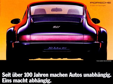 Historic Advertising Posters Production Anniversary Of The Porsche 911