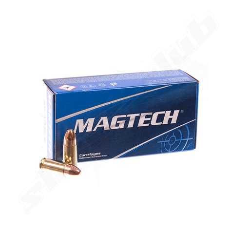 Magtech 9mm Luger Fmj 124grs 50 Schuss