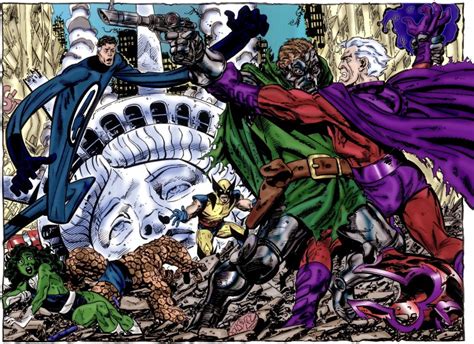 Doctor Doom Vs Magneto Comic 832x604 Wallpaper