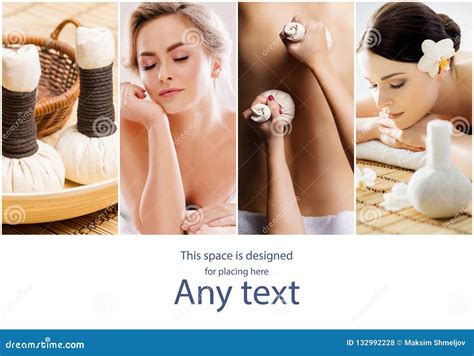 Traditional Massage And Healthcare Treatment In Spa Young Beautiful And Healthy Girls Having