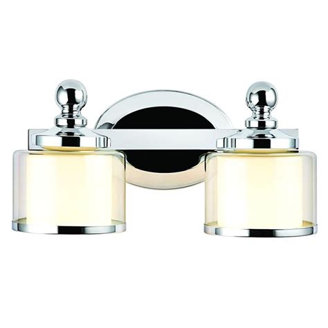 Check spelling or type a new query. Hampton Bay Levan 2-Light Chrome Vanity Sconce with Outer ...