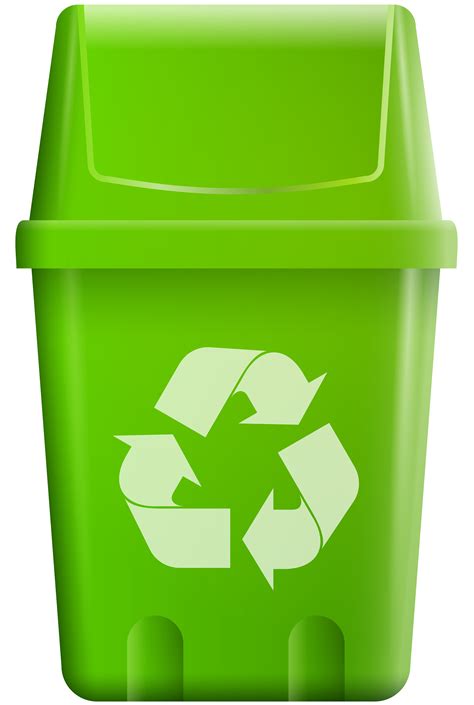 Garbage Trash Bin With Recycle Symbol Png Clip Art Best Web Clipart