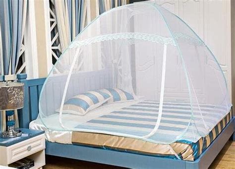 Jual Terlaris Kelambu Kasur Tempat Tidur Lipat 200 X 200 Cm Anti Nyamuk