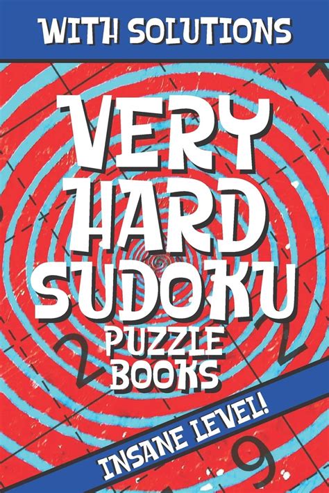Very Hard Sudoku Puzzle Books Extreme Puzzle Book Adult Sudoku From