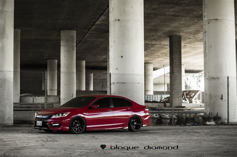 Cherry Red Honda Accord Goes Through Stylish Transformation —