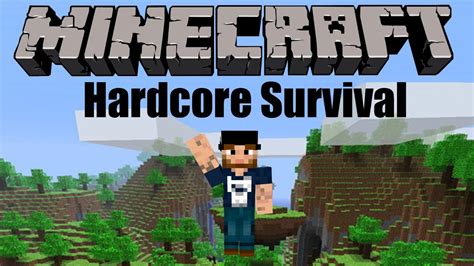Lets Play Minecraft Hardcore Survival Episode 1 Youtube