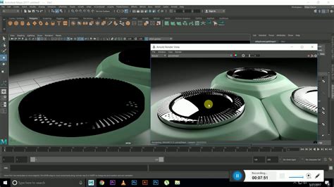 Autodesk Maya 2017 Arnold Rendering And Studio Light Setup Tutorial